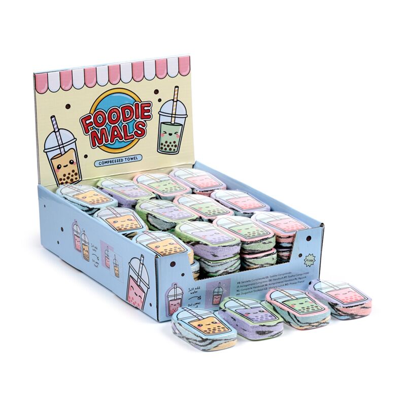 Foodiemals bubble te kompakt reisehåndkle