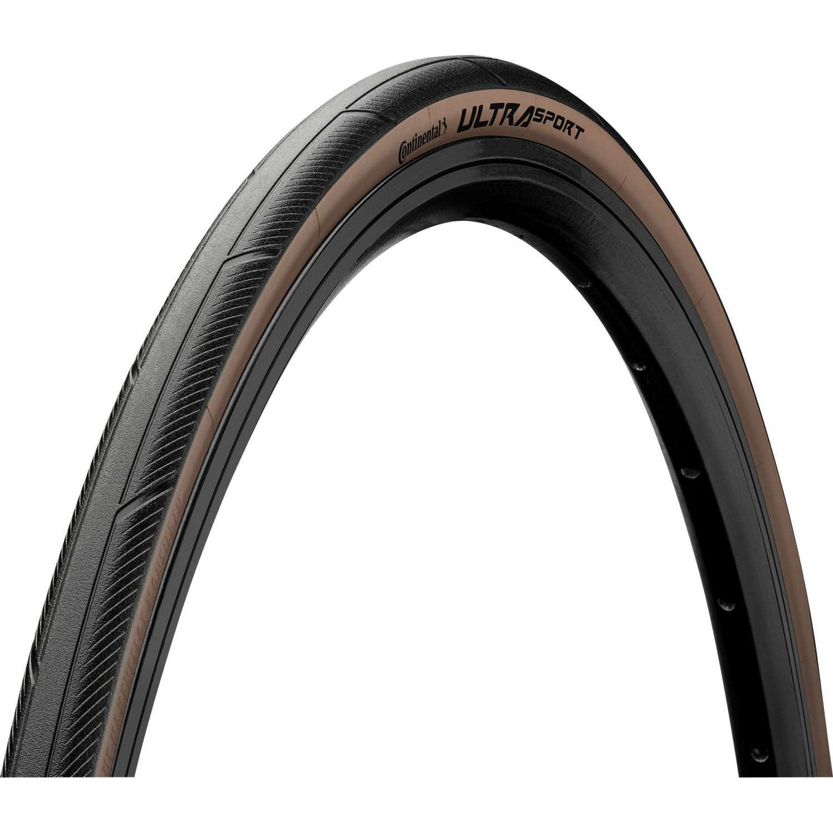Continental vouwband ultra sport iii 28-622 zwart bruin