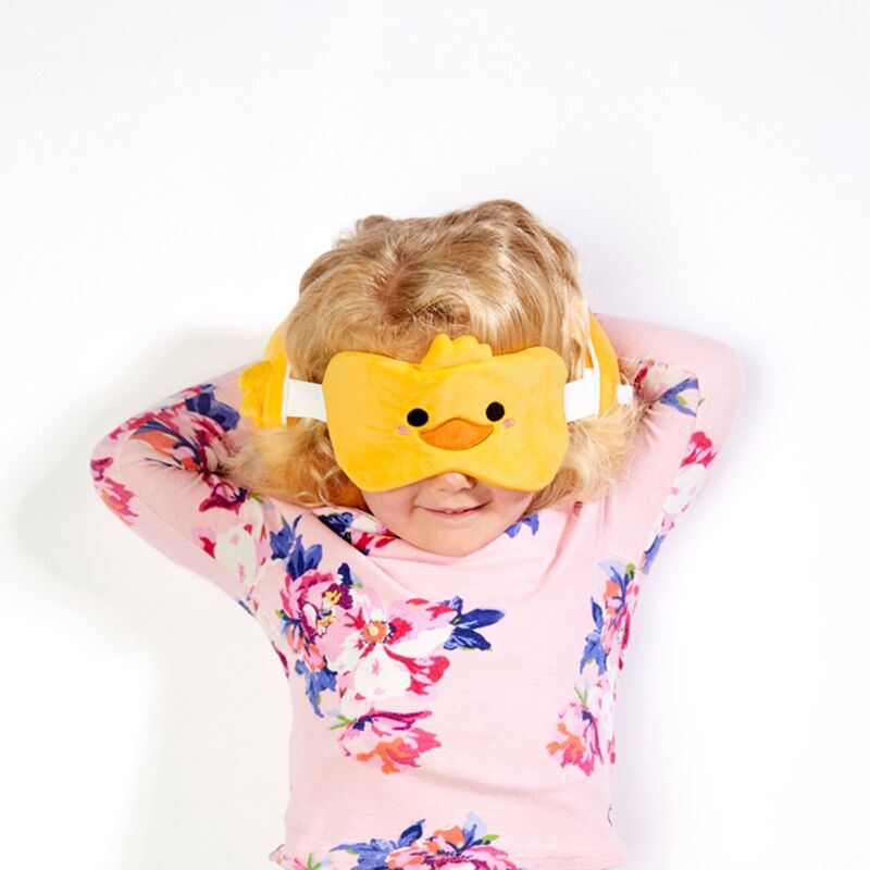Relaxeazzz pluche eend rond reiskussen slaapmasker