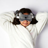 Plush adoramals koala round travel pillow sleep mask