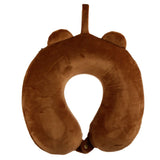 Relaxeazzz beer pluche memory foam nekkussen