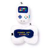Relaxeazzz game over rond reiskussen slaapmasker