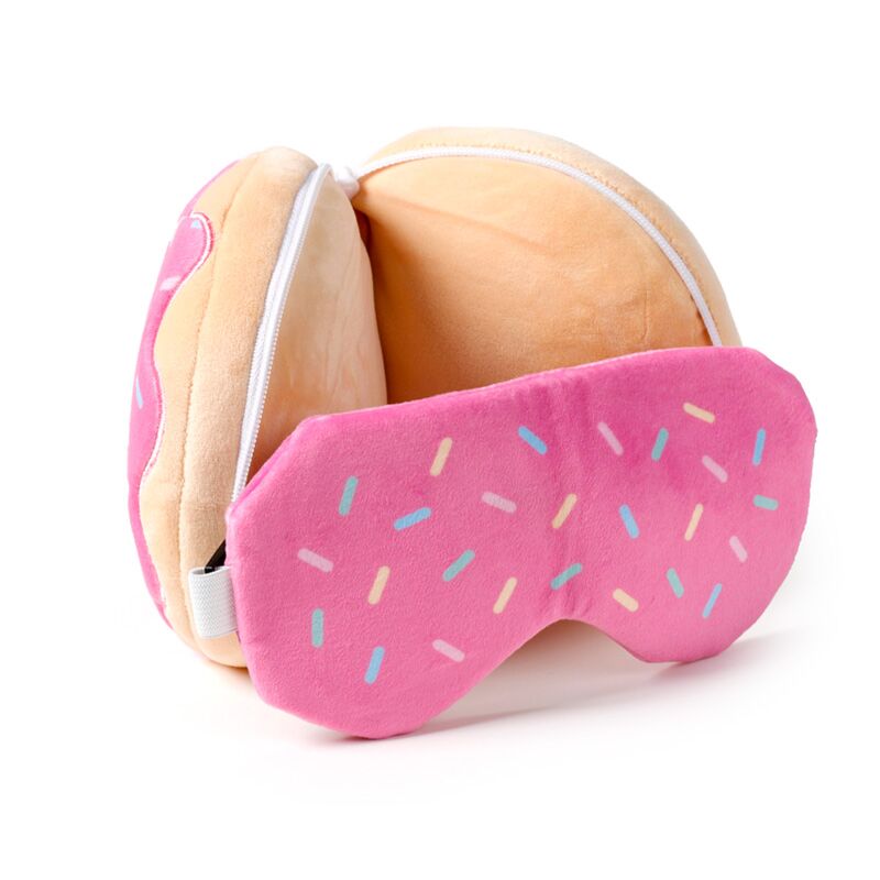 Relaxeazzz adorasnacks kobliha kolem cestovního polštáře na spací masku