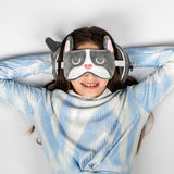 Relaxeazzz franse bulldog rond reiskussen slaapmasker