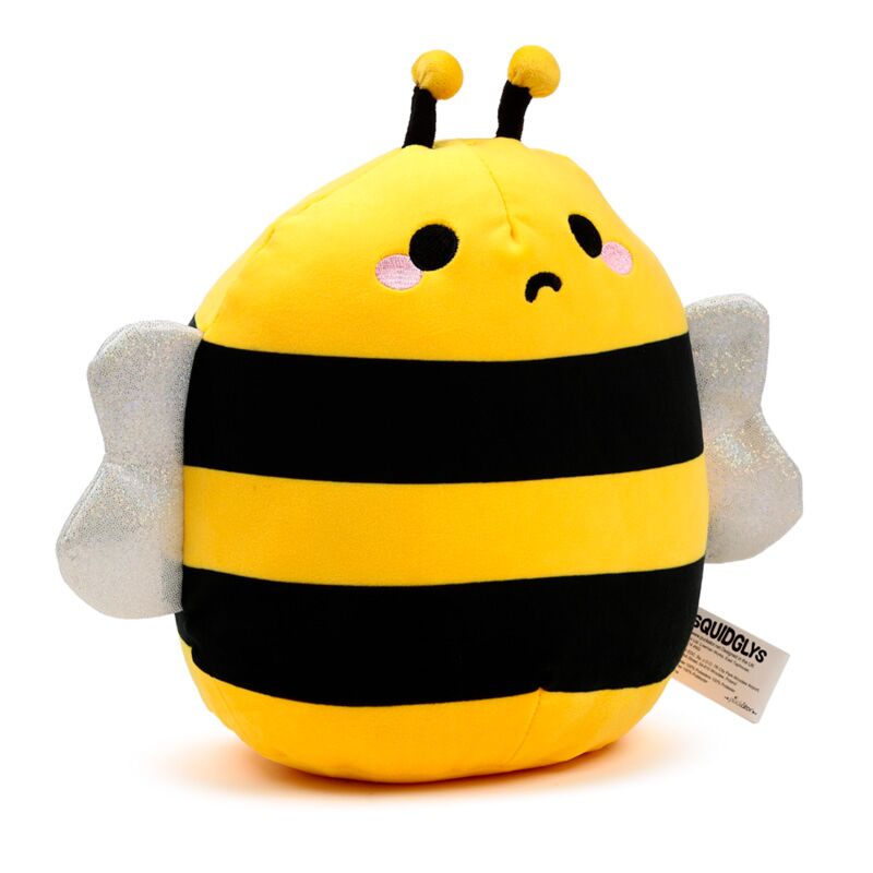 Plush squidglys bobby the bee adorabugs