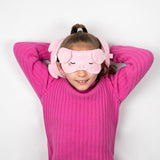 Relaxeazzz adoramals oliver het varken rond reiskussen slaapmasker