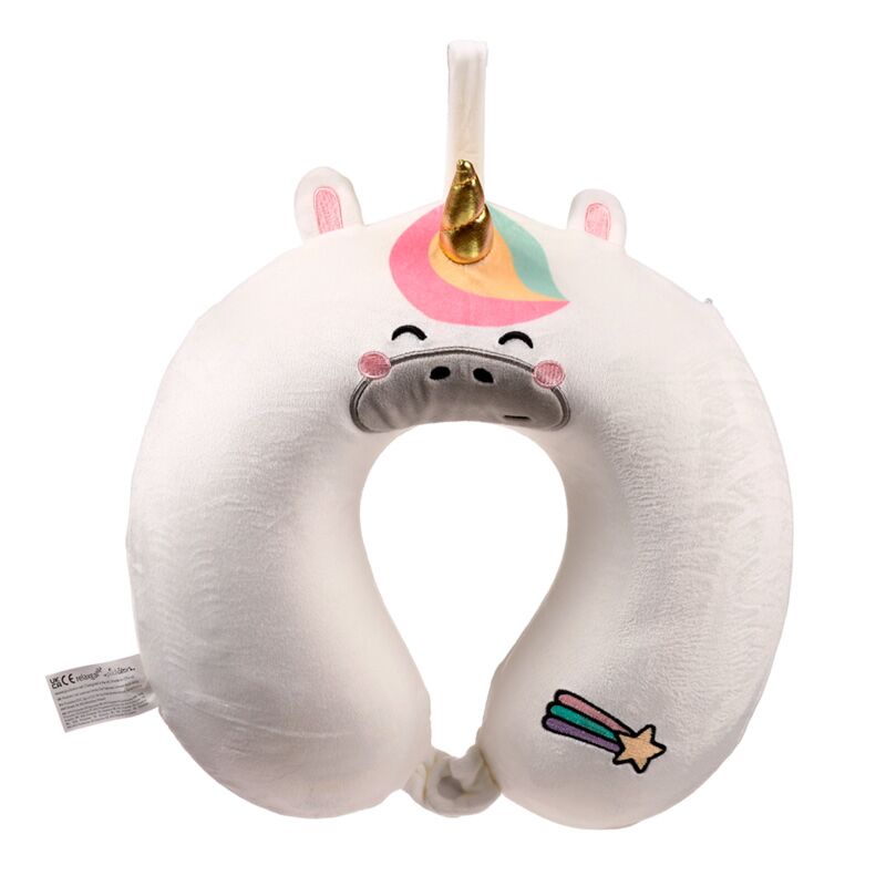 RelaxAzzz Unicorn Adoracorns Plush Memory Foam Neck Pushhion