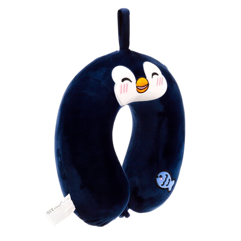 Relaxeazzz pinguindoramals pluche paměťový pěnový krk polštář