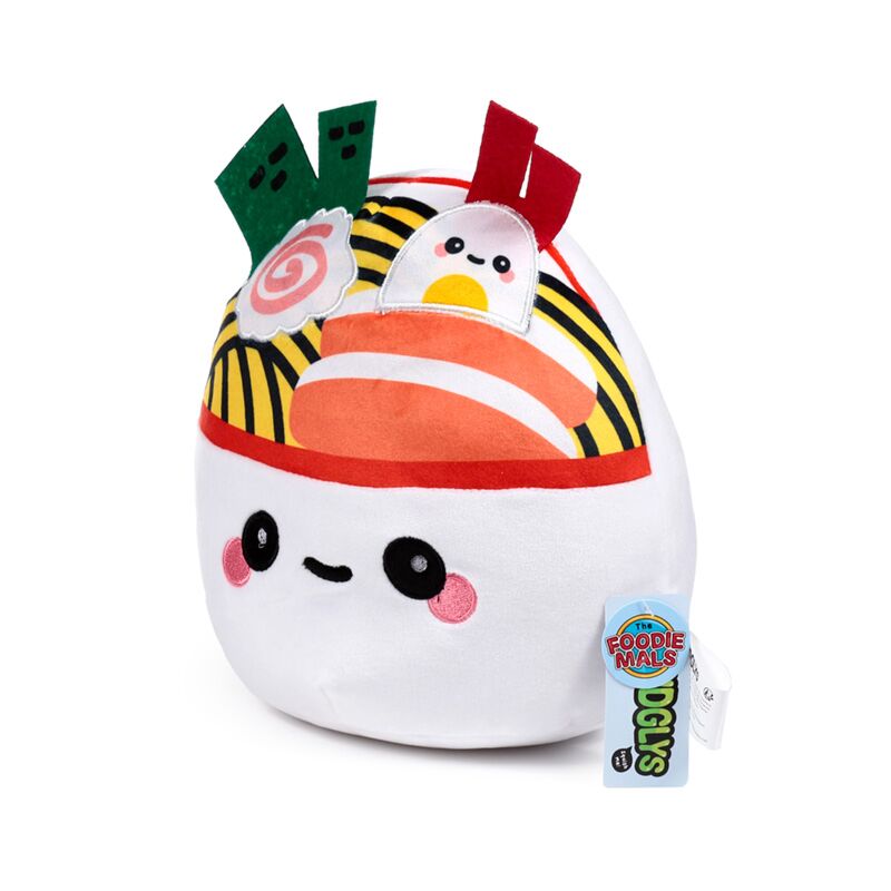 Plush squidglys foodiemals nori de ramen kom