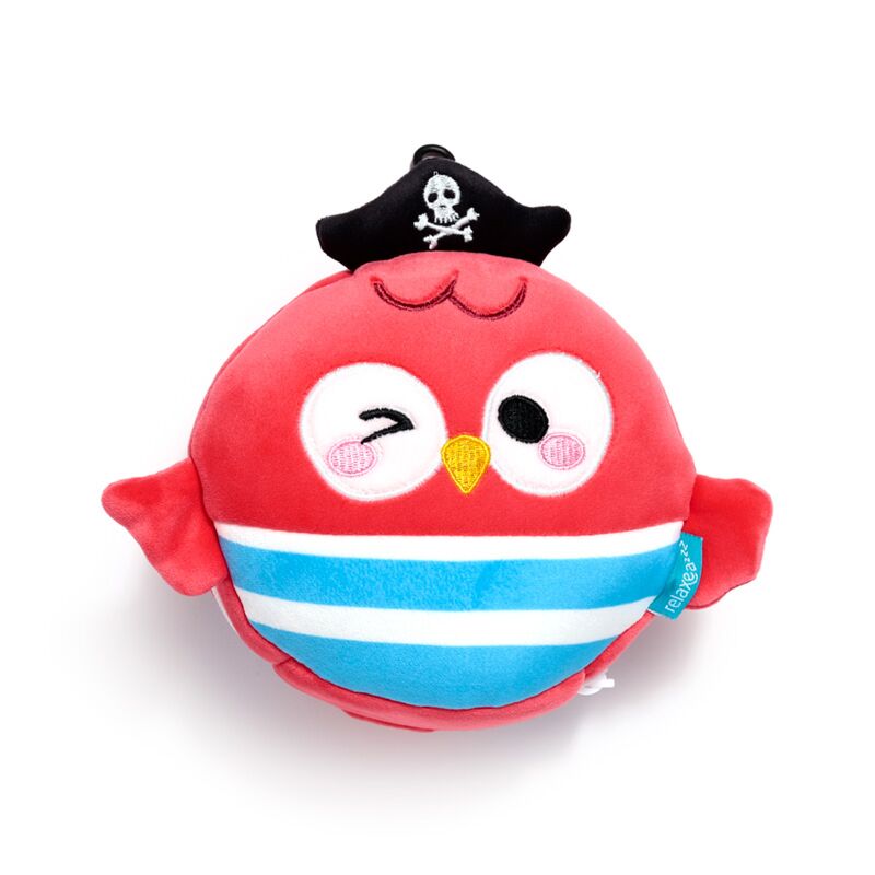Relaxeazzz jolly roger piraat bembo de papegaai reiskussen slaapmasker