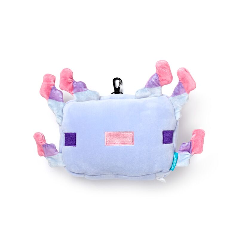 Relaxeazzz Minecraft Axolotl runde Reisekissen-Schlafmaske