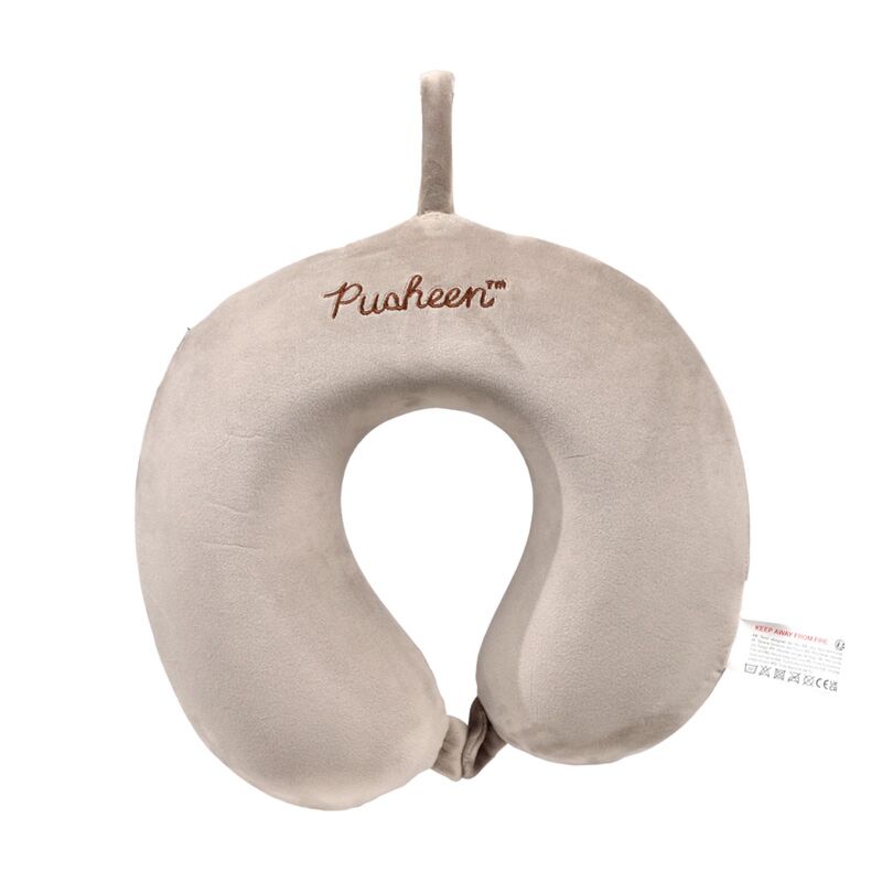 DislessAzzz Pusche il cuscino per il collo in memory foam di peluche di gatto