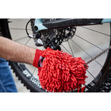 microfiber wash mitt red