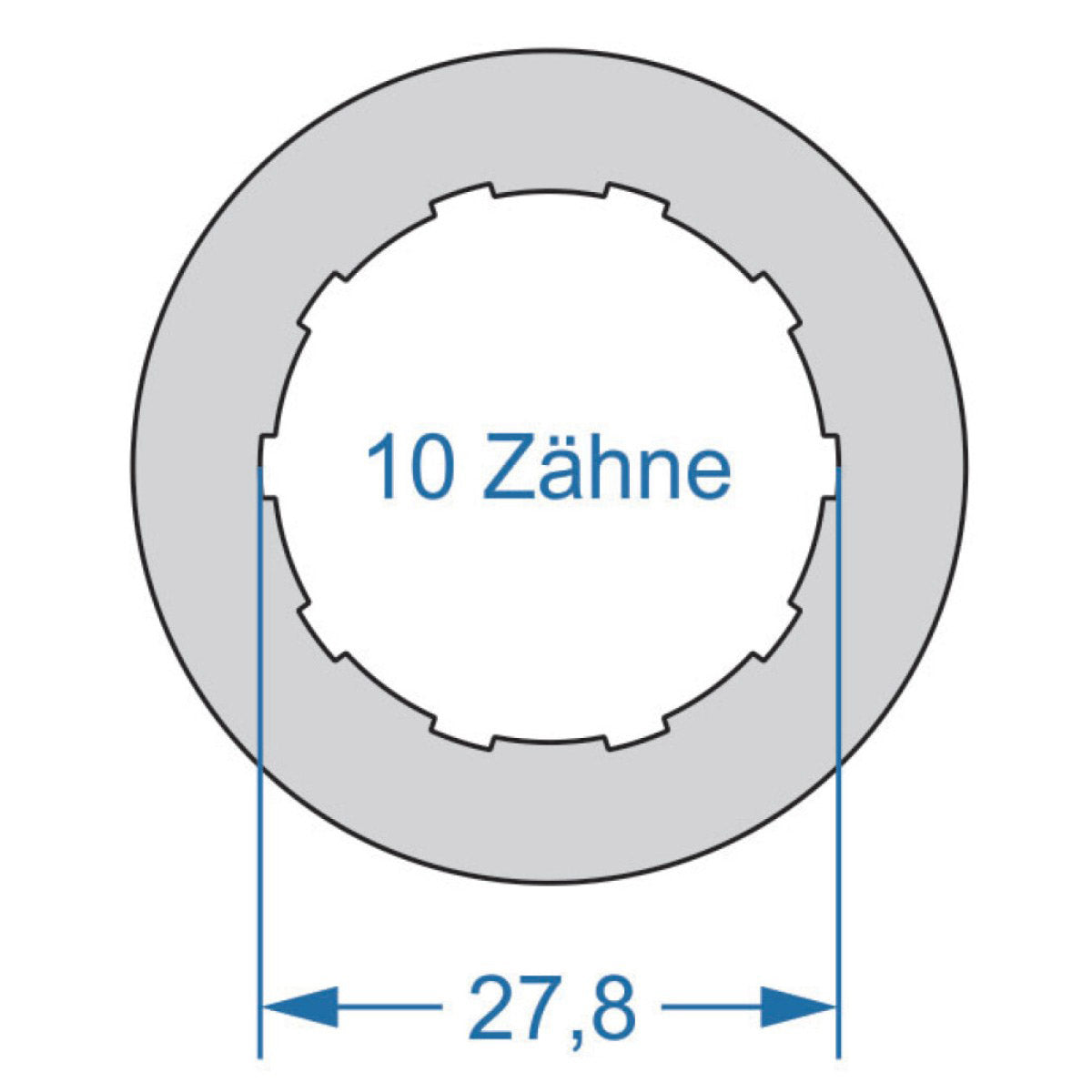 Cycplus Zyklenwerkzeug Power.Tool 2-seitig T16 39,0 T10 27,8