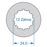 Cycplus cycle tool power.tool 2-sided t8 37.1 t12 24.0