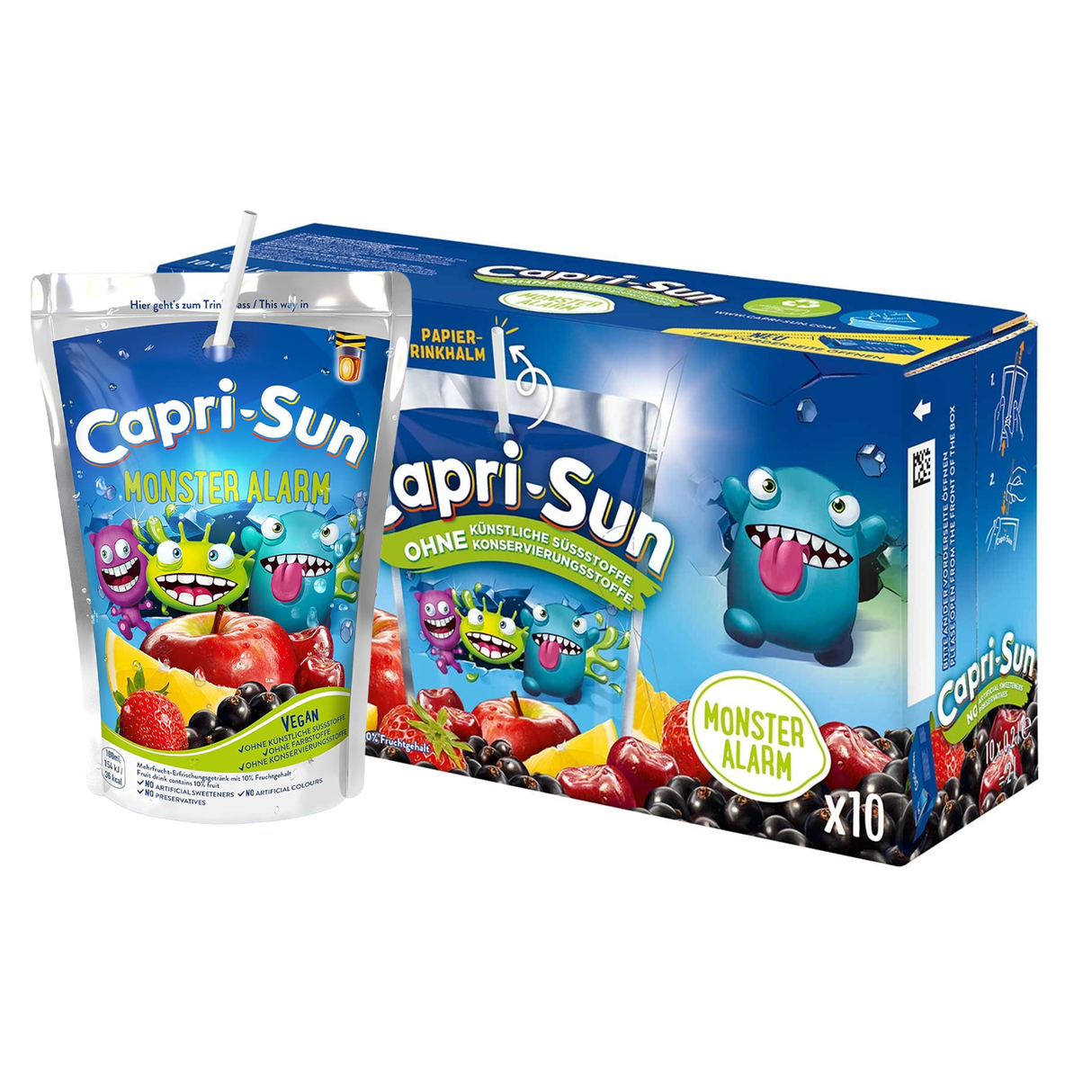 Capri-sun capri sun monster alarm (d) 200ml (4x 10 pieces)