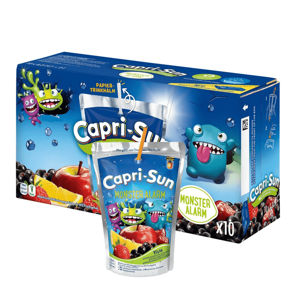 Capri-sun monster alarm nulové pouzdro (40x 200ml)