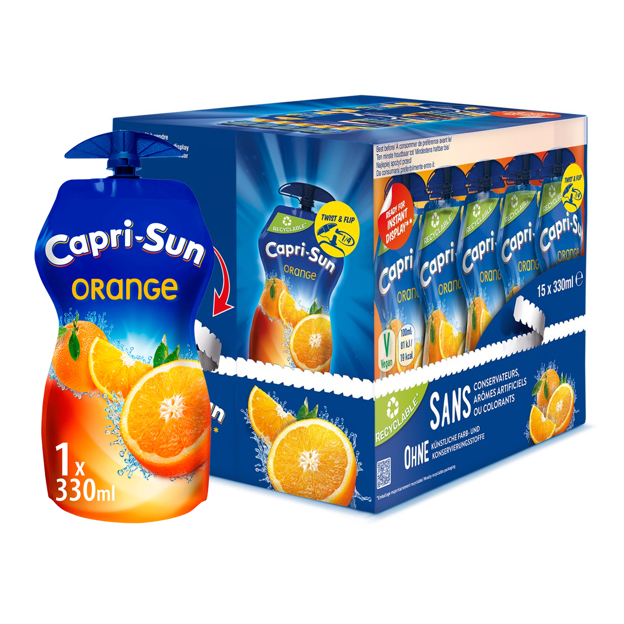 Capri-sun orange (15x 330ml)