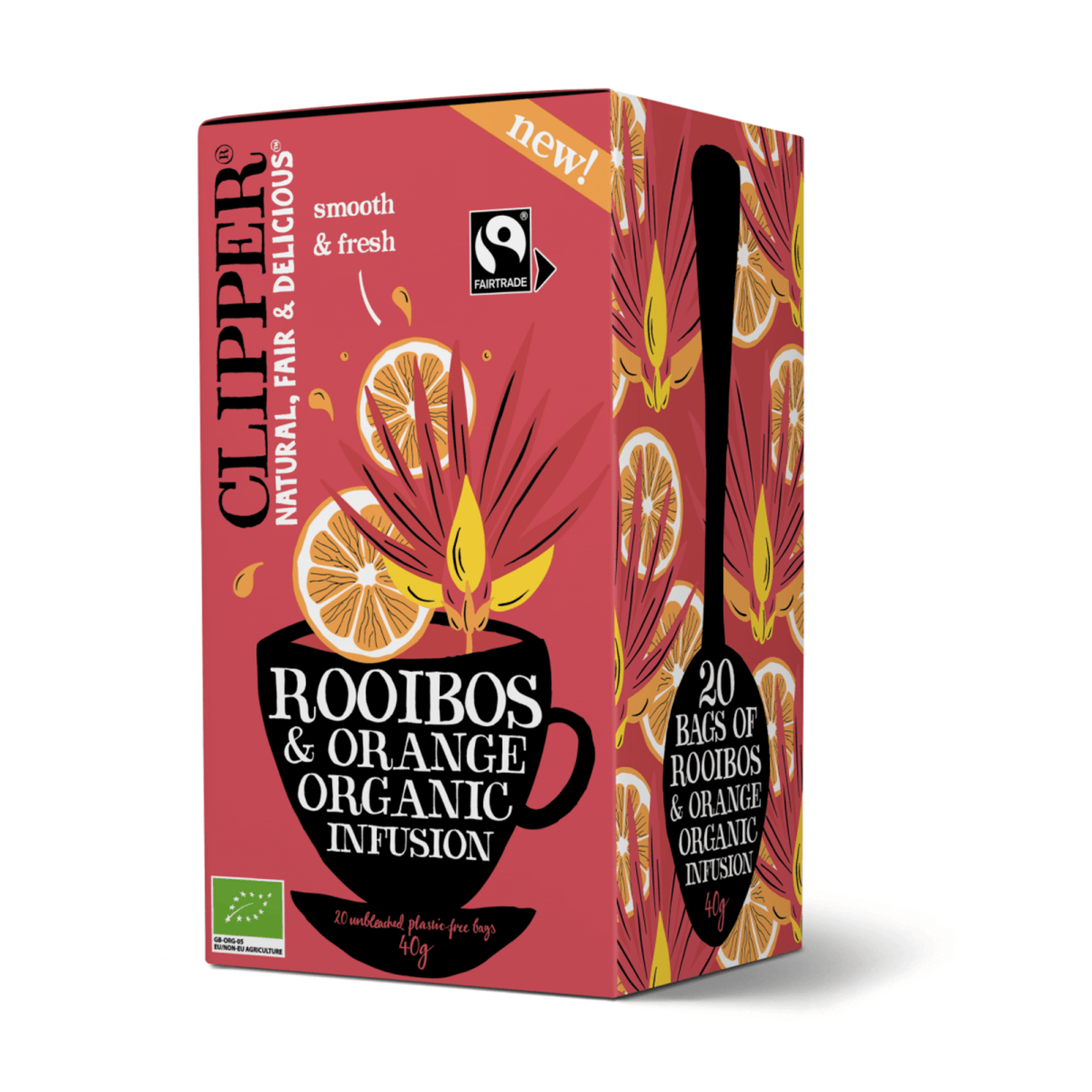 Clipper rooibos orange ekologisk (4x 20 stycken)