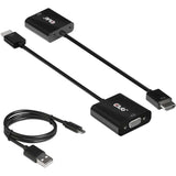 Club 3D HDMI 1.4 do VGA Adapter z zvokom