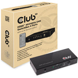 Club 3D HDMI 2.0 UHD Switchbox 4 porte