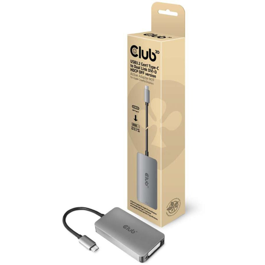 Club 3D USB 3.2 Gen1 Type-C to DVI-D HDCP off version