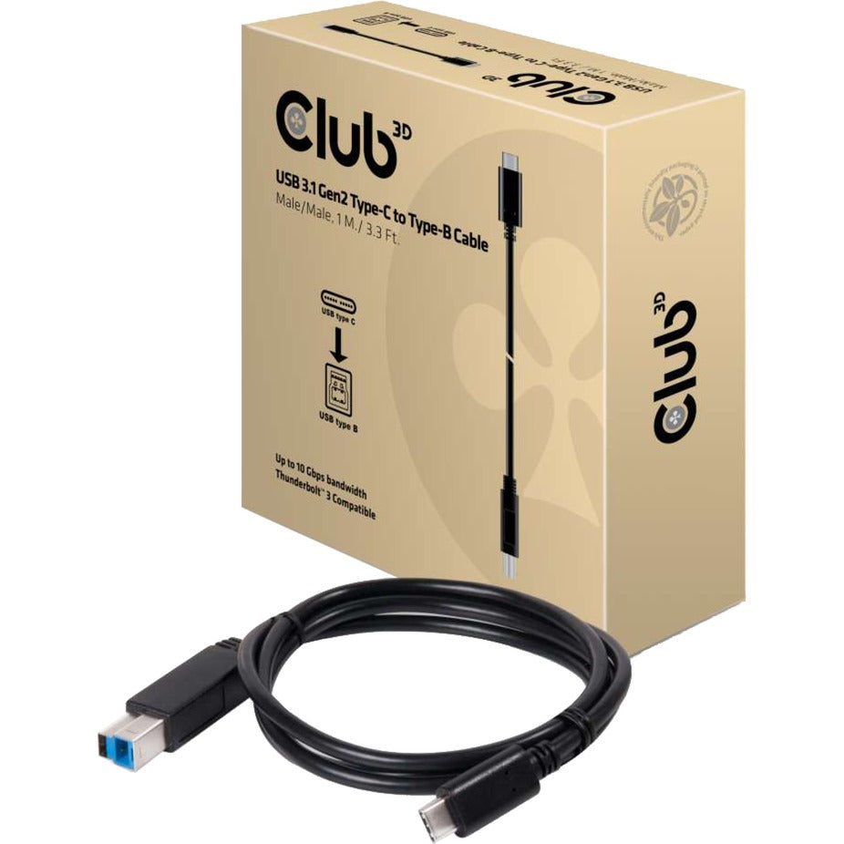 Club 3D USB-C 3.1 Gen2> USB-B M