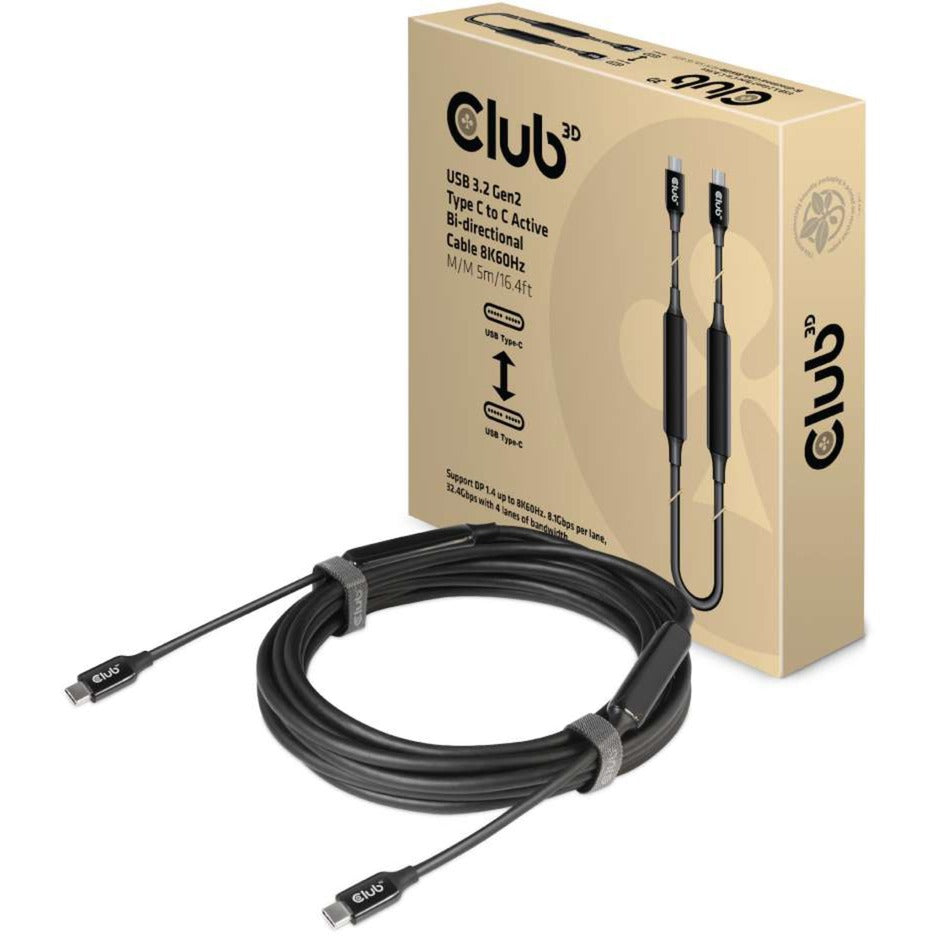 Club 3D USB-C 3.2 Gen2> USB-C Active Bi -idirezionale