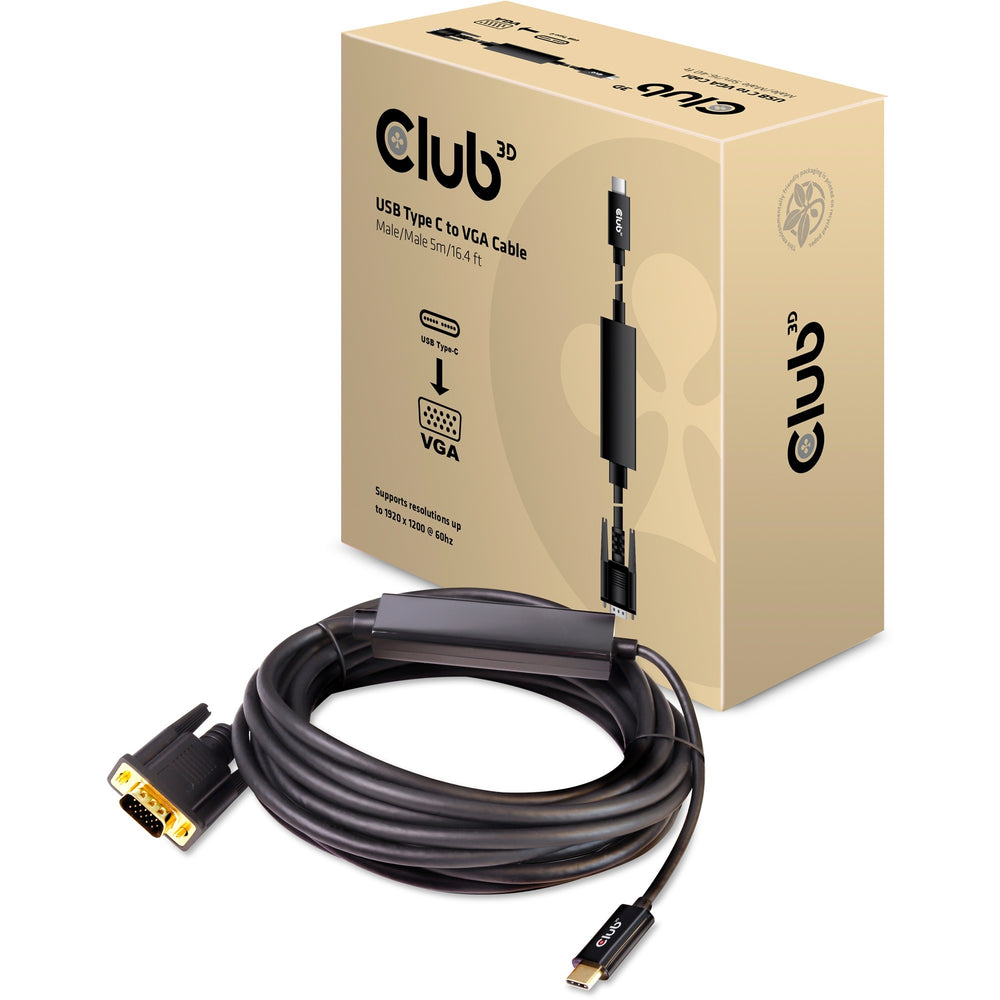 Club 3D USB Type C VGA Active Cable