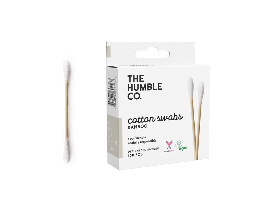 The humble co. bamboe wattenstaafjes - wit