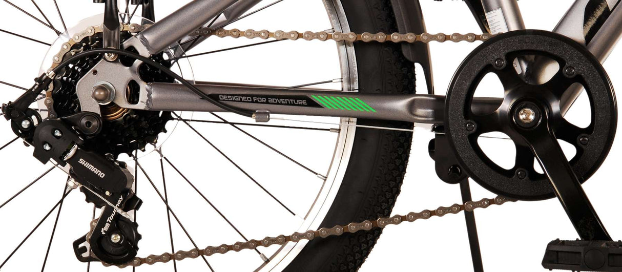 Volare Cross Children's Bicycle - meninos - 20 polegadas - cinza - 6 engrenagens