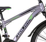 Bicicleta para niños Volare Cross - Niños - 24 pulgadas - gris - 18 engranajes - Dos frenos de mano