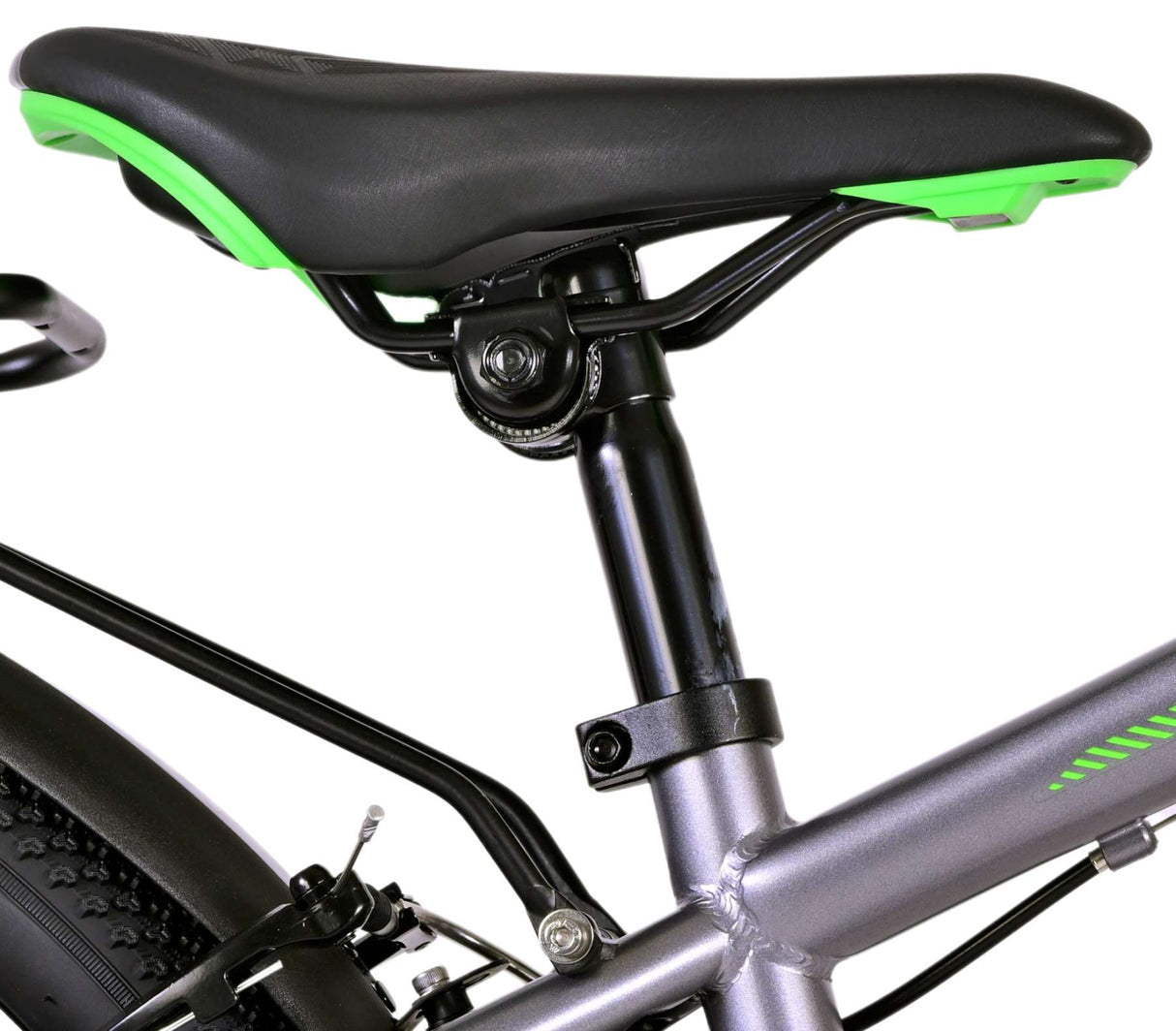 Bicicleta para niños Volare Cross - Niños - 24 pulgadas - gris - 18 engranajes - Dos frenos de mano