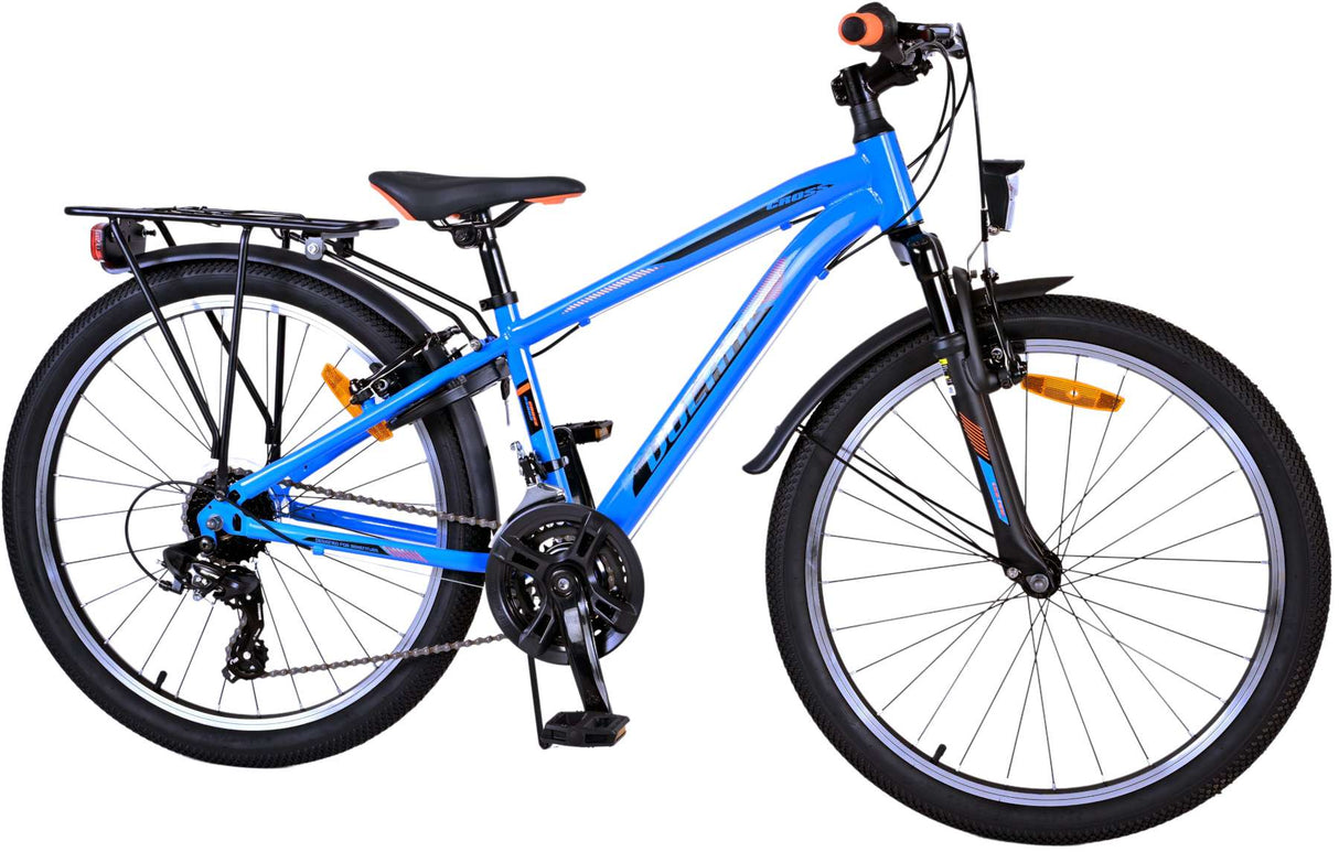 Volare Cross Children's Bike Boys 24 Zoll Blau 18 Zahnräder zwei Handbremsen