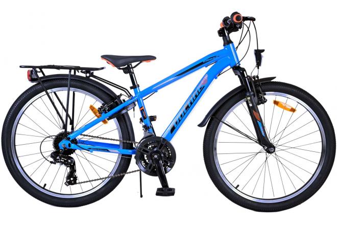 Volare Cross Children's Bike Boys 24 Zoll Blau 18 Zahnräder zwei Handbremsen