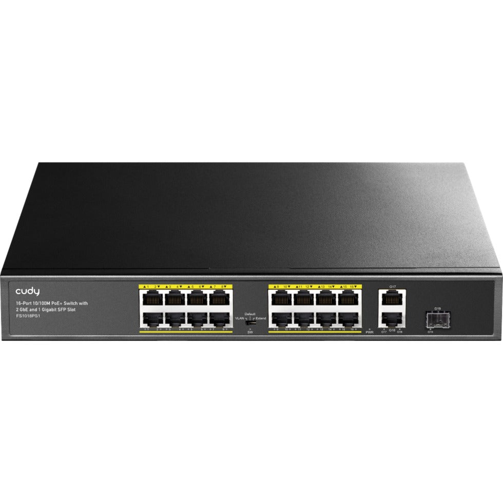 Cudy 16-Port 10 100m PoE+ Switch