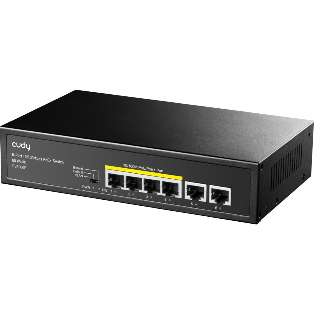 Switch Cudy 6 porte 10 100m poe+
