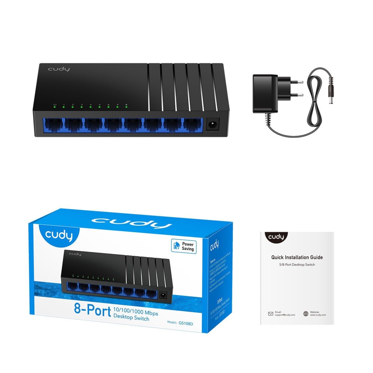 Cudy 8-Port Gigabit Desktop Switch