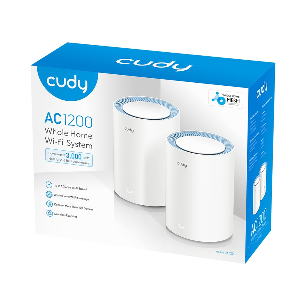 Sistema Wi-Fi de malla Cudy ac1200 (paquete de 2)