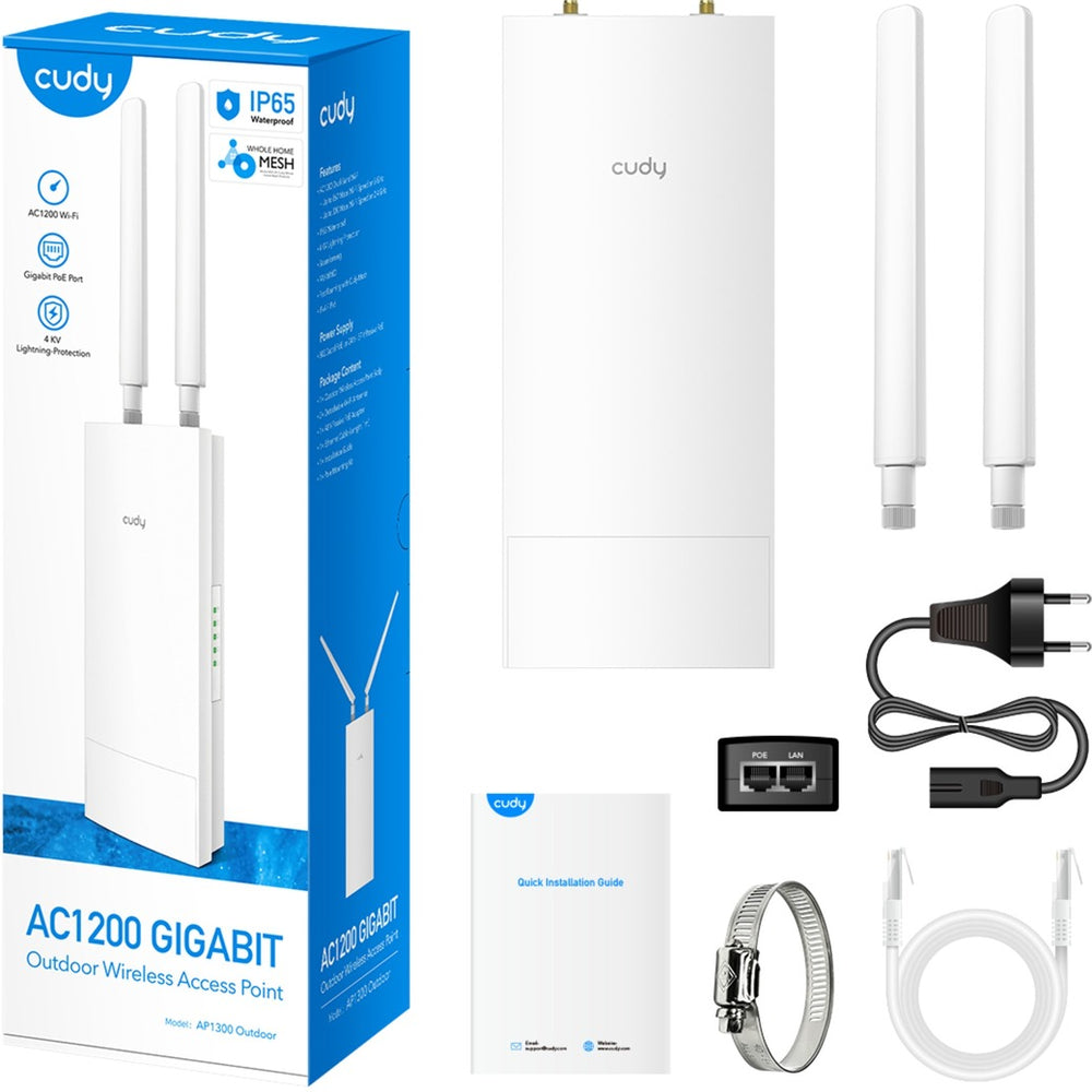 Cudy ac1200 wifi gigabit outdoor access point