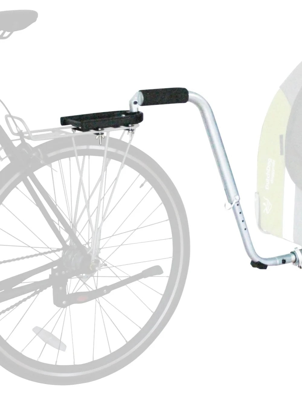 Doggyride trekstang bagagedrager grijs incl. britch lite