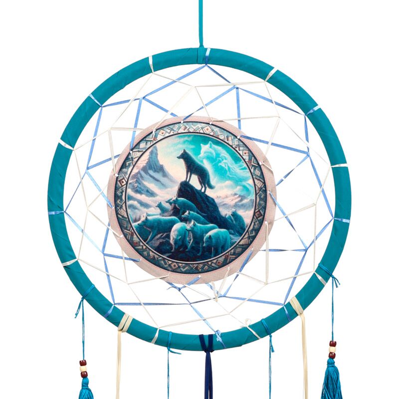 Spirit of the Wolf Pack Dreamcatcher 33cm