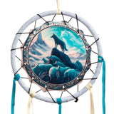 Spirit of the wolf dream catcher 16cm