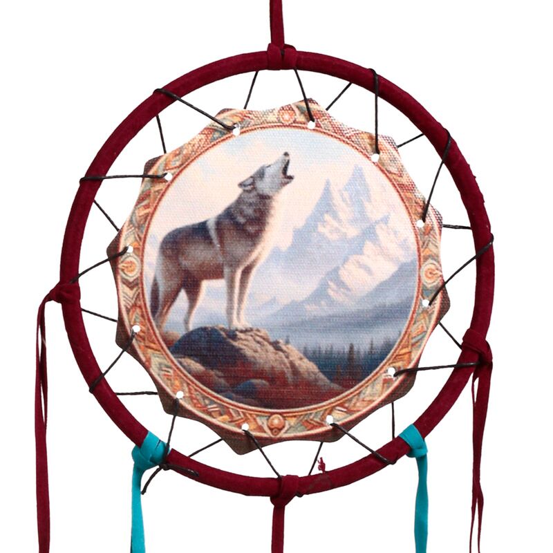 Berg Wolf Dreamcatcher 16cm