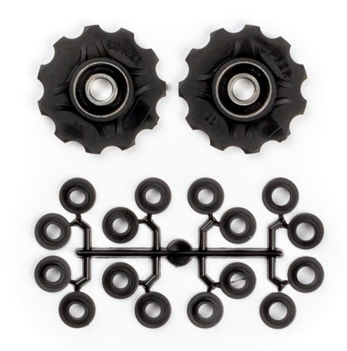Derailleur Wheels 11 tænder 7-11V Sorte 2 stykker