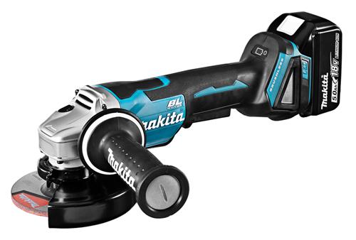 Makita accu haakse slijper 125mm 18v 5.0ah
