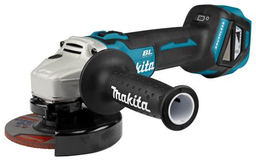 Makita accu haakse slijper 125mm 18v naked