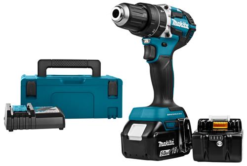 Makita accu klopboor-schroefmachine 18v 5.0ah