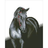 Midnight stallion diamond dotz: 53x42 cm (dd10.012)
