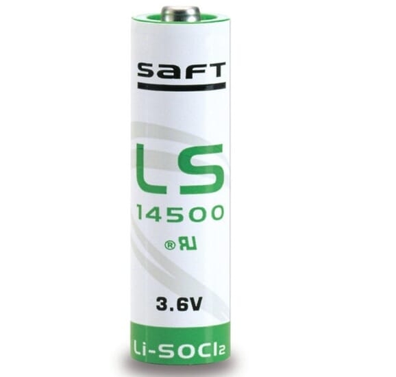 SAFT LI-SOCL2 LS14500 CFG 3,6V AA BATTERY 2.6AH